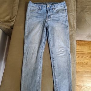 AEO Super Stretch X Skinny Light Blue Jeans